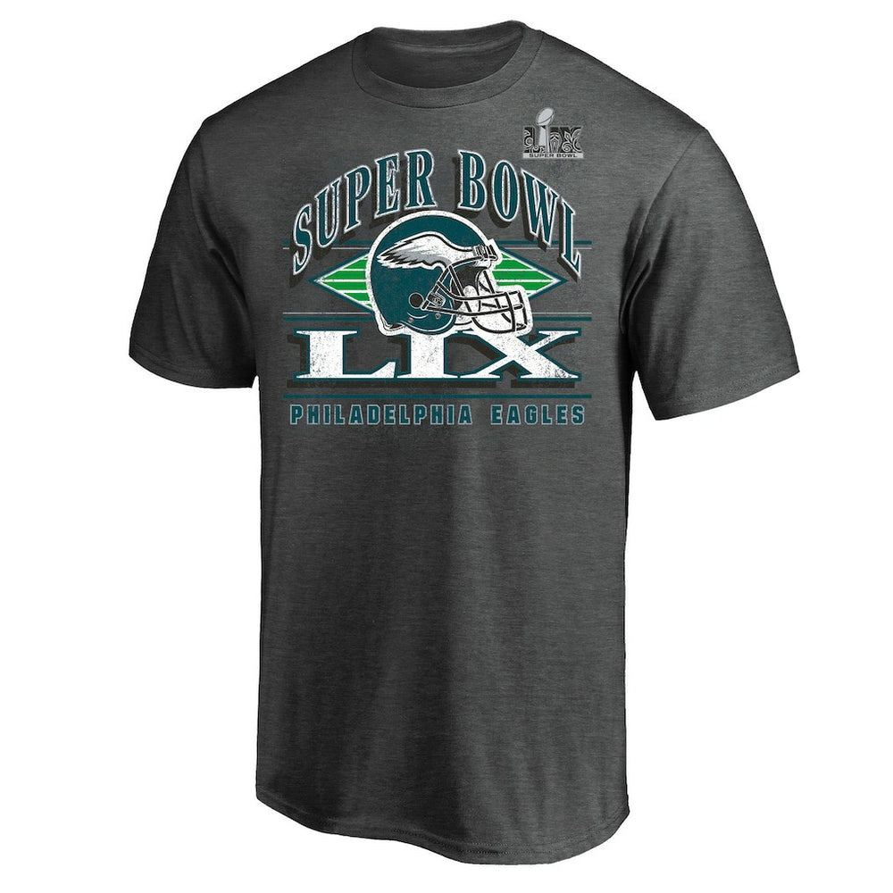 Philadelphia Eagles Super Bowl LIX Big & Tall Our Pastime T-Shirt - Heather Gray - Fanatics