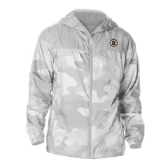 Boston Bruins Columbia Camo Flash Challenger Omni-Shade Full-Zip Hoodie Windbreaker - Gray | NHL online
