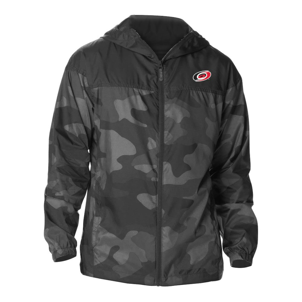 Carolina Hurricanes Columbia Camo Flash Challenger Omni-Shade Full-Zip Hoodie Windbreaker - Black | NHL discount