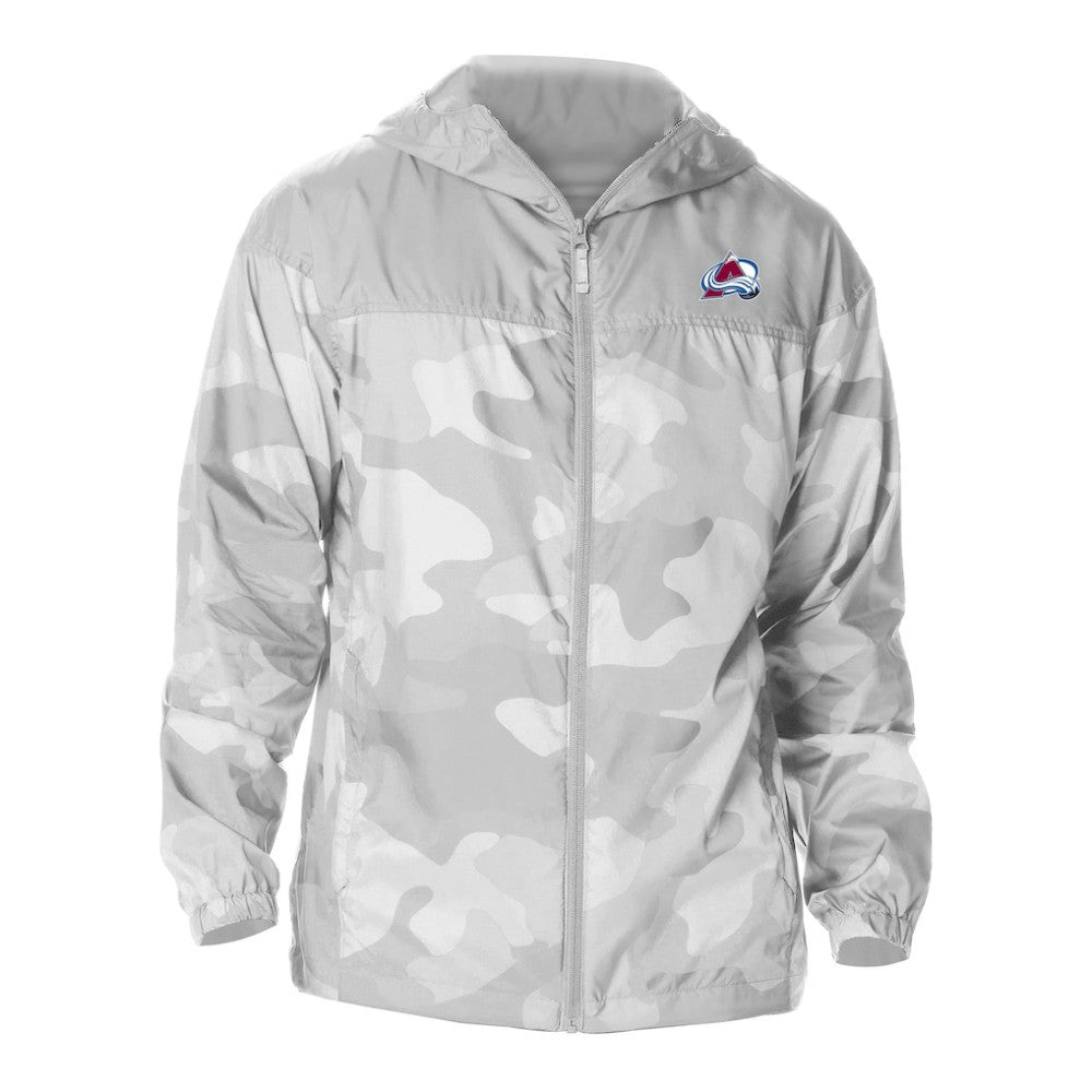 Colorado Avalanche Columbia Camo Flash Challenger Omni-Shade Full-Zip Hoodie Windbreaker - Gray | NHL sale