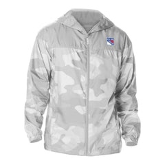 New York Rangers Columbia Camo Flash Challenger Omni-Shade Full-Zip Hoodie Windbreaker - Gray | NHL sale