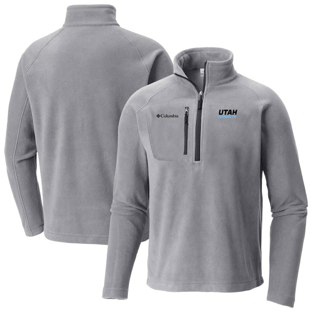 Utah Mammoth Columbia Fast Trek III Raglan Half-Zip Fleece Jacket - Gray | NHL near me