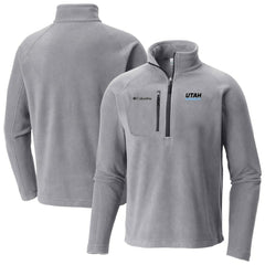 Utah Mammoth Columbia Fast Trek III Raglan Half-Zip Fleece Jacket - Gray | NHL near me