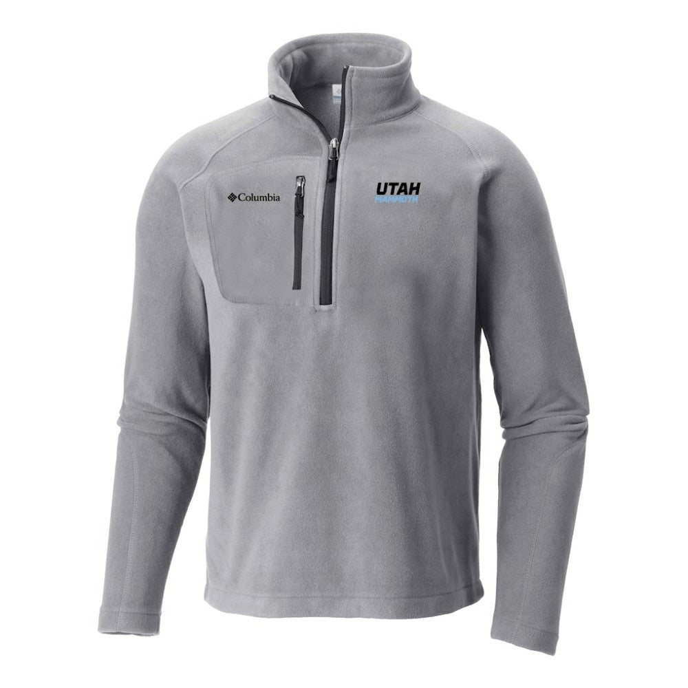 Utah Mammoth Columbia Fast Trek III Raglan Half-Zip Fleece Jacket - Gray | NHL near me