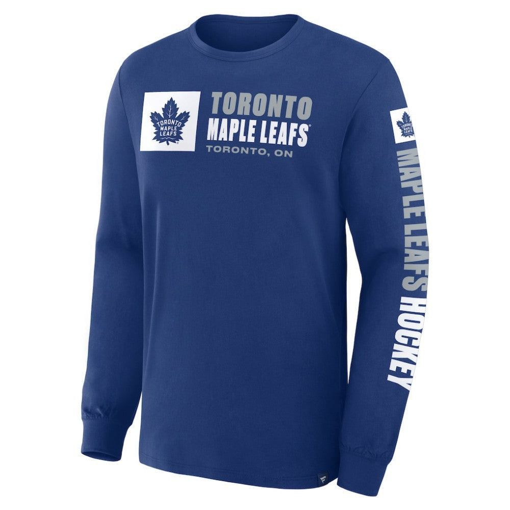 Toronto Maple Leafs Fanatics Goal Crease Legacy Long Sleeve T-Shirt - Blue | Fanatics online