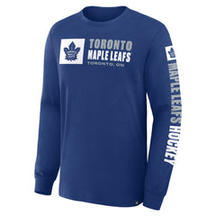 Toronto Maple Leafs Fanatics Goal Crease Legacy Long Sleeve T-Shirt - Blue | Fanatics online