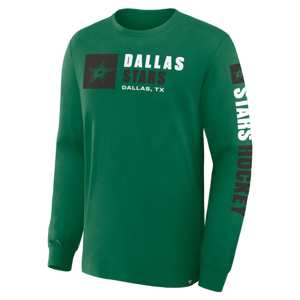 Dallas Stars Fanatics Goal Crease Legacy Long Sleeve T-Shirt - Kelly Green | Fanatics on sale