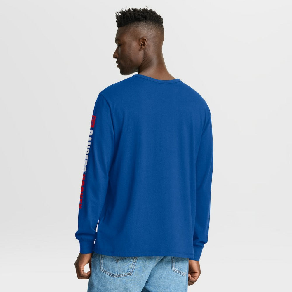 New York Rangers Fanatics Goal Crease Legacy Long Sleeve T-Shirt - Blue | Fanatics discount