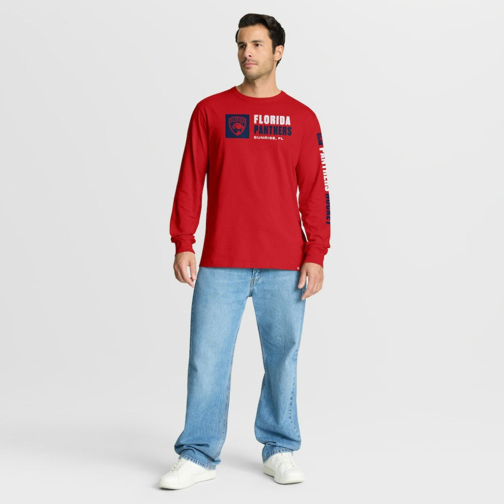 Florida Panthers Fanatics Goal Crease Legacy Long Sleeve T-Shirt - Red | Fanatics Clearance