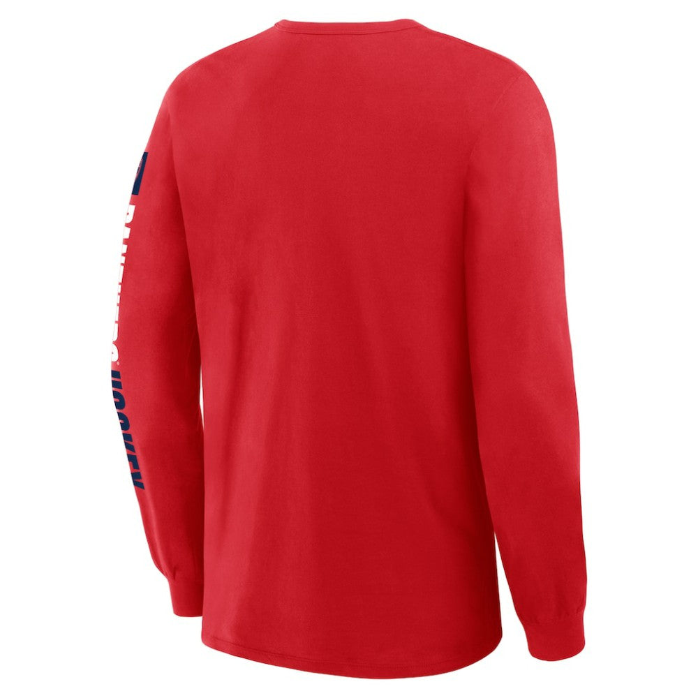 Florida Panthers Fanatics Goal Crease Legacy Long Sleeve T-Shirt - Red | Fanatics Clearance