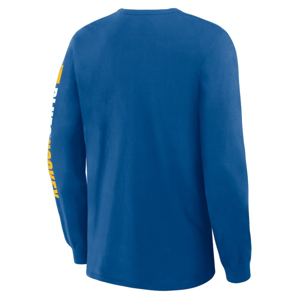 St. Louis Blues Fanatics Goal Crease Legacy Long Sleeve T-Shirt - Blue | Fanatics discount