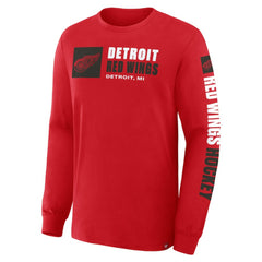 Detroit Red Wings Fanatics Goal Crease Legacy Long Sleeve T-Shirt - Red | Fanatics on sale