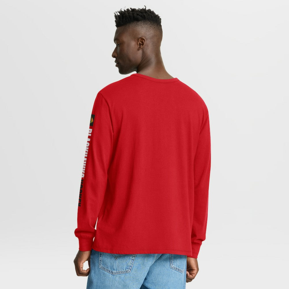 Chicago Blackhawks Fanatics Goal Crease Legacy Long Sleeve T-Shirt - Red | Fanatics online
