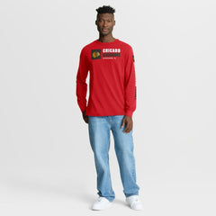 Chicago Blackhawks Fanatics Goal Crease Legacy Long Sleeve T-Shirt - Red | Fanatics online