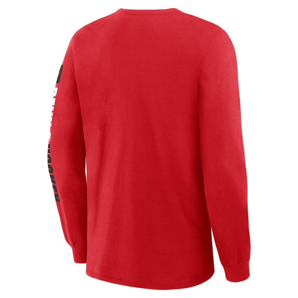 New Jersey Devils Fanatics Goal Crease Legacy Long Sleeve T-Shirt - Red | Fanatics online