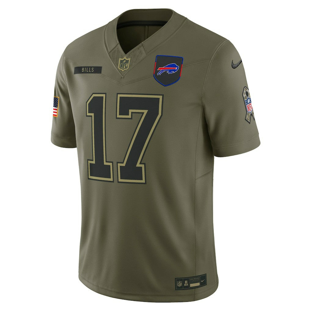 Josh Allen Buffalo Bills 2025 Salute to Service Limited Jersey - Olive - Nike