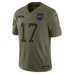 Josh Allen Buffalo Bills 2025 Salute to Service Limited Jersey - Olive - Nike