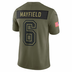 Baker Mayfield Tampa Bay Buccaneers 2025 Salute to Service Limited Jersey - Olive - Nike