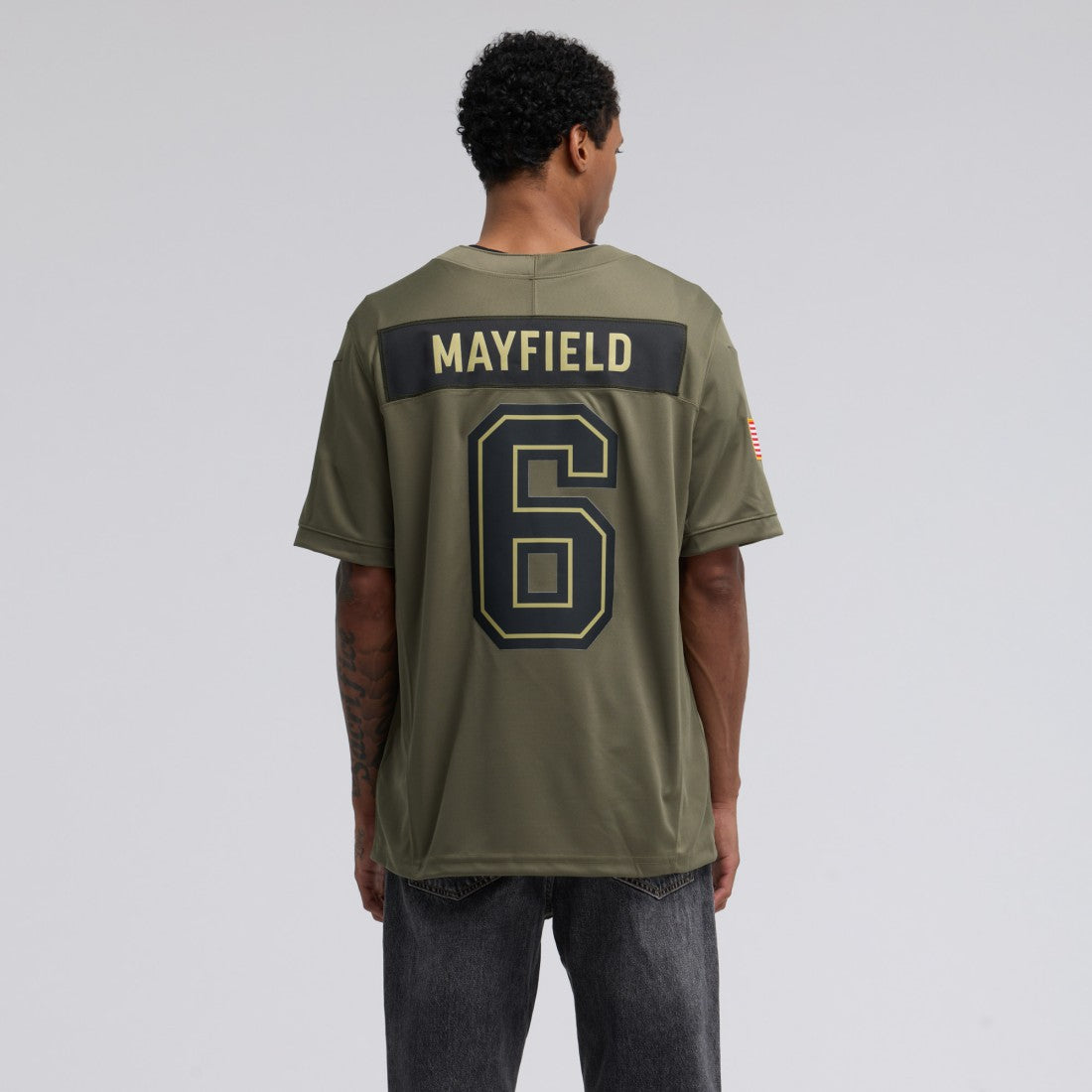 Baker Mayfield Tampa Bay Buccaneers 2025 Salute to Service Limited Jersey - Olive - Nike