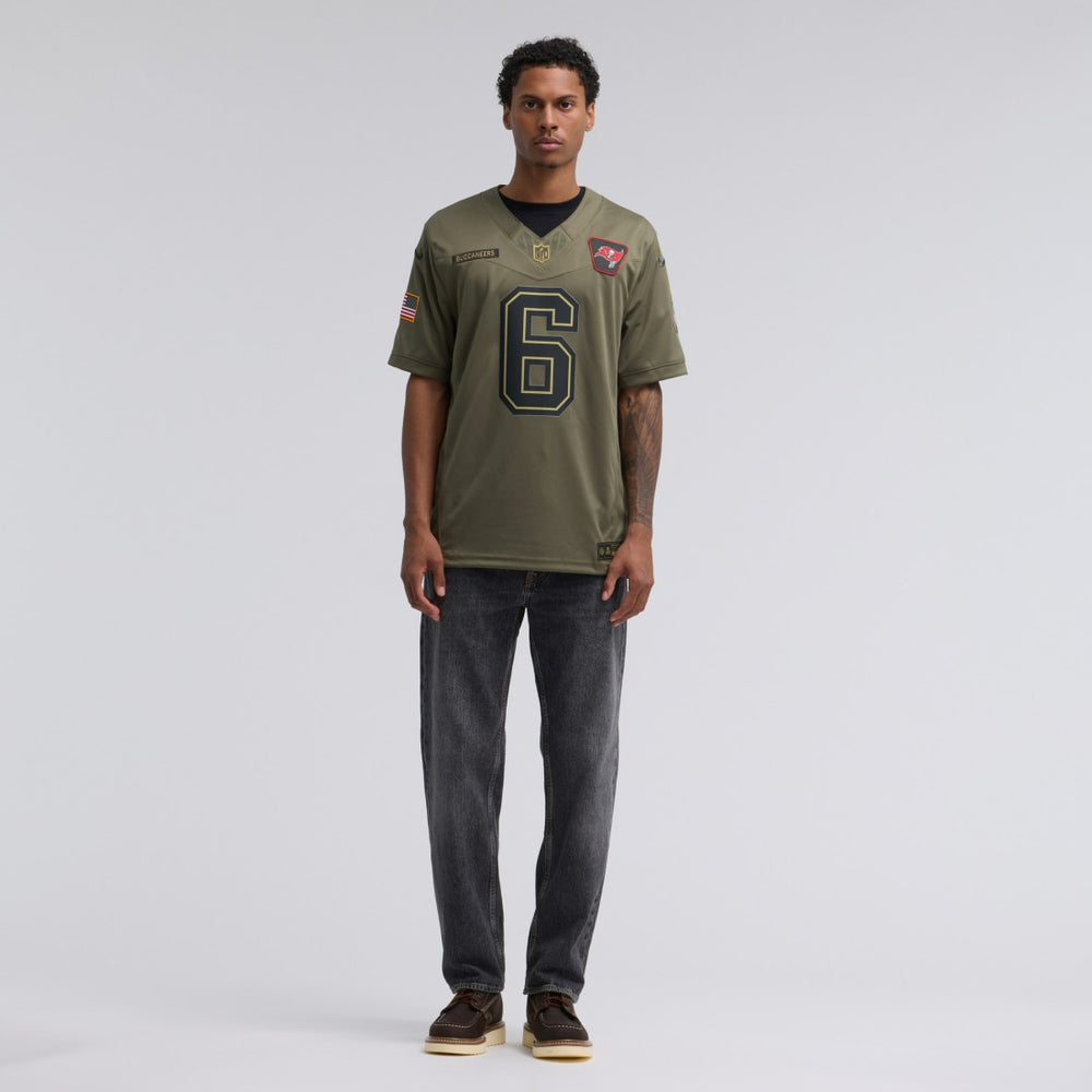 Baker Mayfield Tampa Bay Buccaneers 2025 Salute to Service Limited Jersey - Olive - Nike