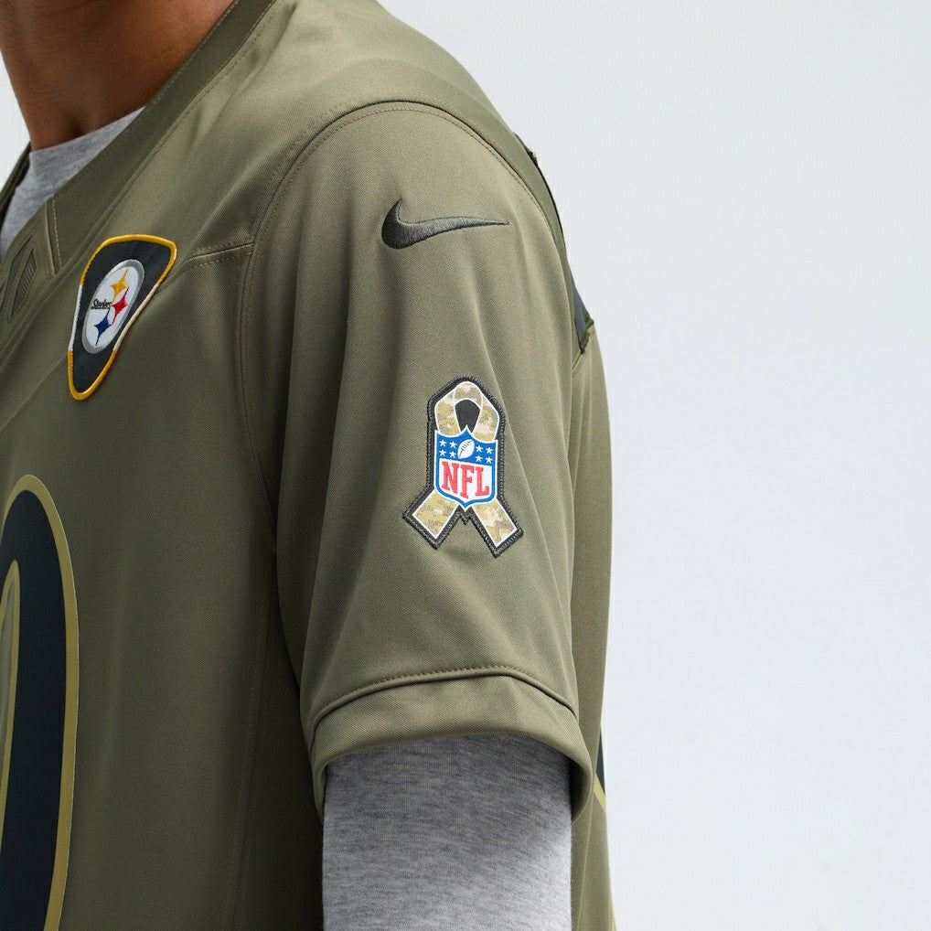 T.J. Watt Pittsburgh Steelers 2025 Salute to Service Limited Jersey - Olive - Nike