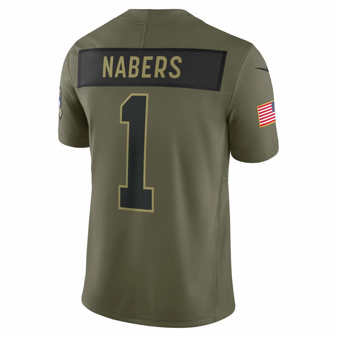 Malik Nabers New York Giants 2025 Salute to Service Limited Jersey - Olive - Nike