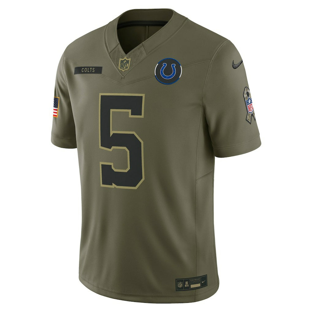 Anthony Richardson Sr. Indianapolis Colts 2025 Salute to Service Limited Jersey - Olive - Nike