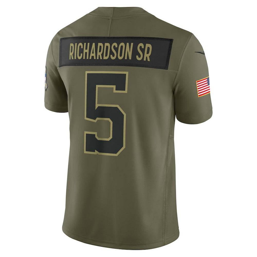 Anthony Richardson Sr. Indianapolis Colts 2025 Salute to Service Limited Jersey - Olive - Nike