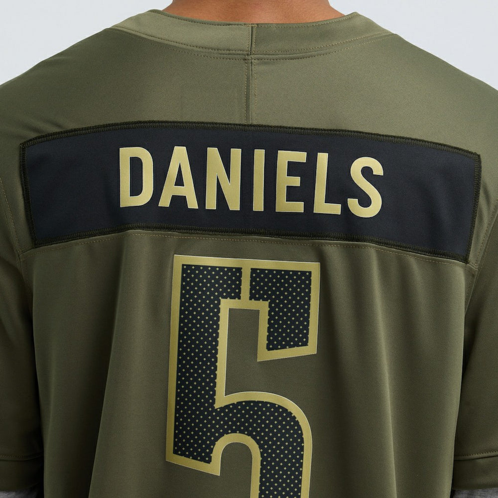 Jayden Daniels Washington Commanders 2025 Salute to Service Limited Jersey - Olive - Nike