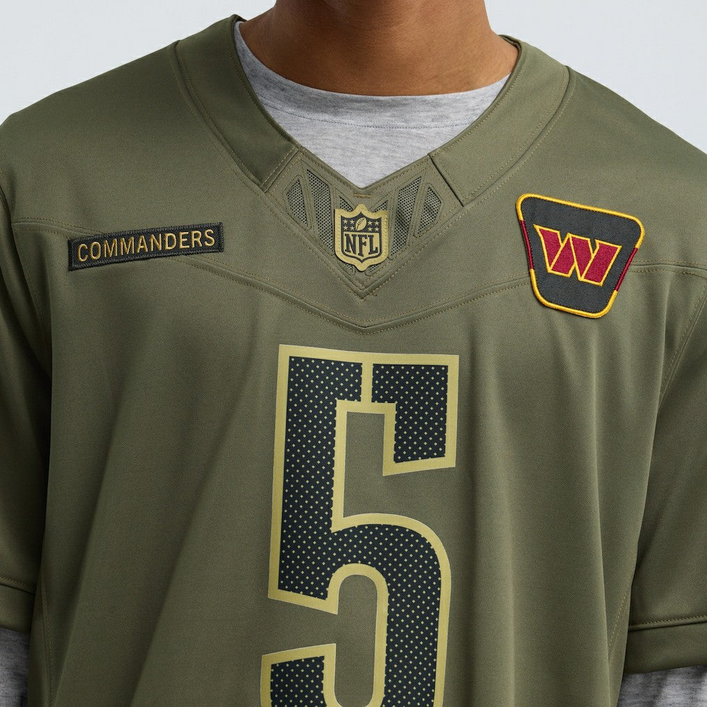Jayden Daniels Washington Commanders 2025 Salute to Service Limited Jersey - Olive - Nike