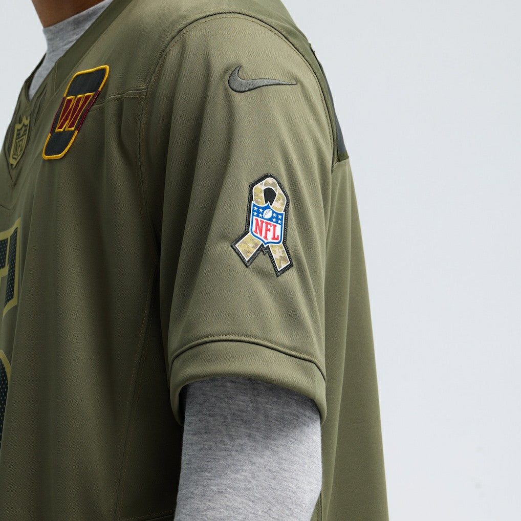 Jayden Daniels Washington Commanders 2025 Salute to Service Limited Jersey - Olive - Nike