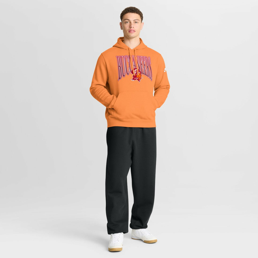 Tampa Bay Buccaneers Full Blitz Club Fleece Pullover Hoodie - Orange - Nike