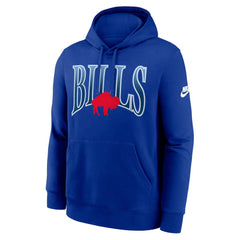 Buffalo Bills Full Blitz Club Fleece Pullover Hoodie - Royal - Nike