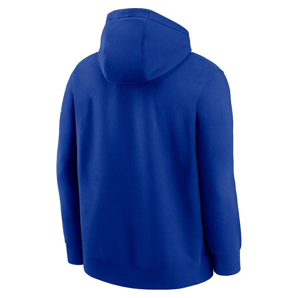Buffalo Bills Full Blitz Club Fleece Pullover Hoodie - Royal - Nike