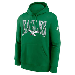 Philadelphia Eagles Full Blitz Club Fleece Pullover Hoodie - Green - Nike