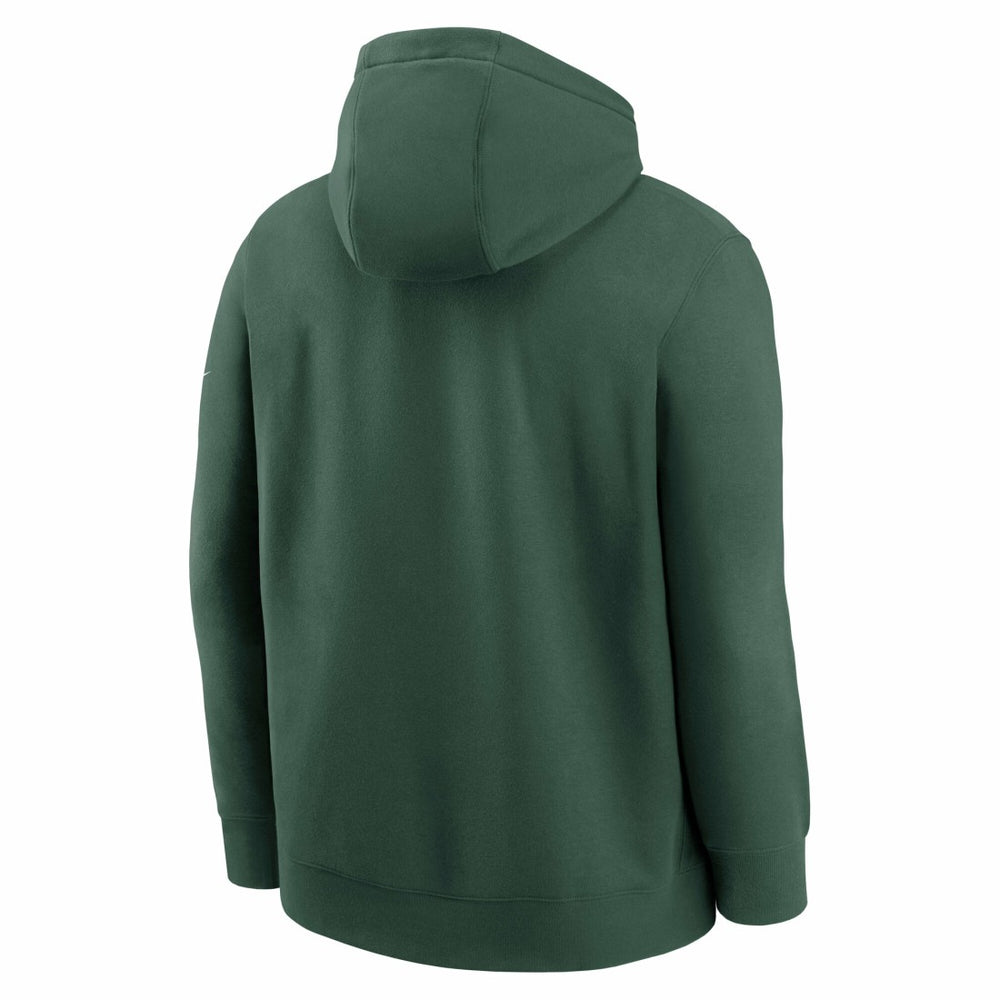 Green Bay Packers Full Blitz Club Fleece Pullover Hoodie - Green - Nike