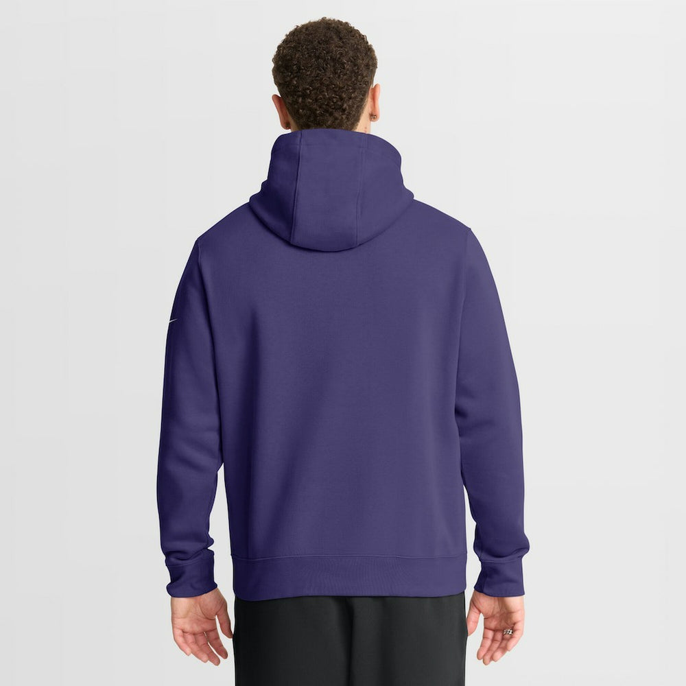Baltimore Ravens Full Blitz Club Fleece Pullover Hoodie - Purple - Nike