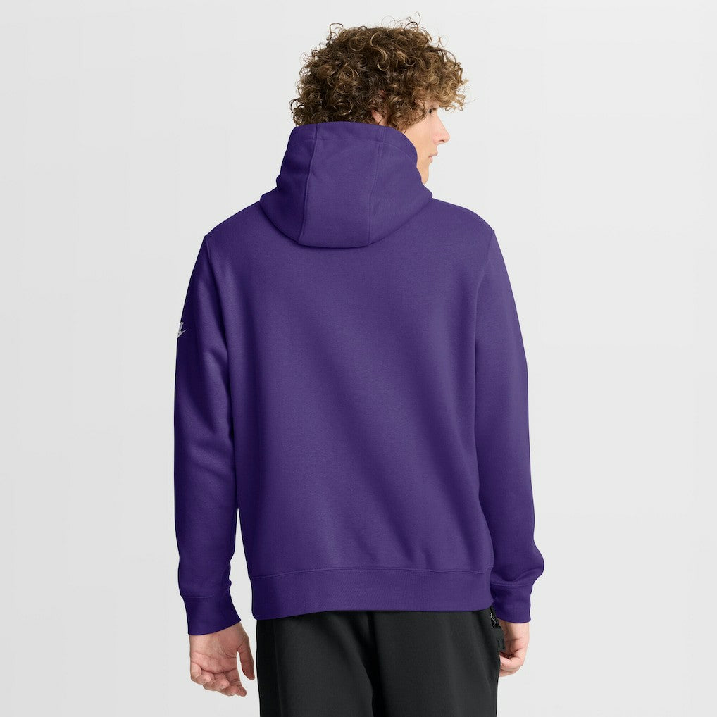 Minnesota Vikings Full Blitz Club Fleece Pullover Hoodie - Purple - Nike