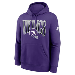 Minnesota Vikings Full Blitz Club Fleece Pullover Hoodie - Purple - Nike