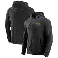 Jacksonville Jaguars J. Palmer Players Lounge Tri-Blend Full-Zip Hoodie - Dark Heather Gray - NFL