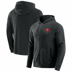 Tampa Bay Buccaneers J. Palmer Players Lounge Tri-Blend Full-Zip Hoodie - Dark Heather Gray - NFL