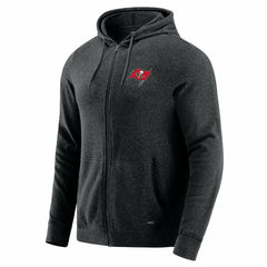 Tampa Bay Buccaneers J. Palmer Players Lounge Tri-Blend Full-Zip Hoodie - Dark Heather Gray - NFL