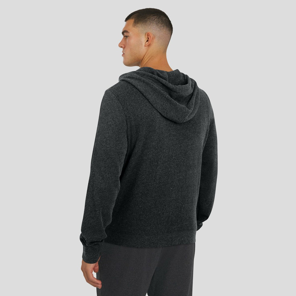 Tennessee Titans J. Palmer Players Lounge Tri-Blend Full-Zip Hoodie - Dark Heather Gray - NFL