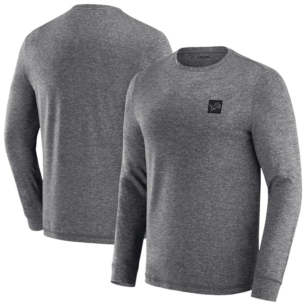 Detroit Lions J. Palmer Four Down Long Sleeve T-Shirt - Heather Black - NFL