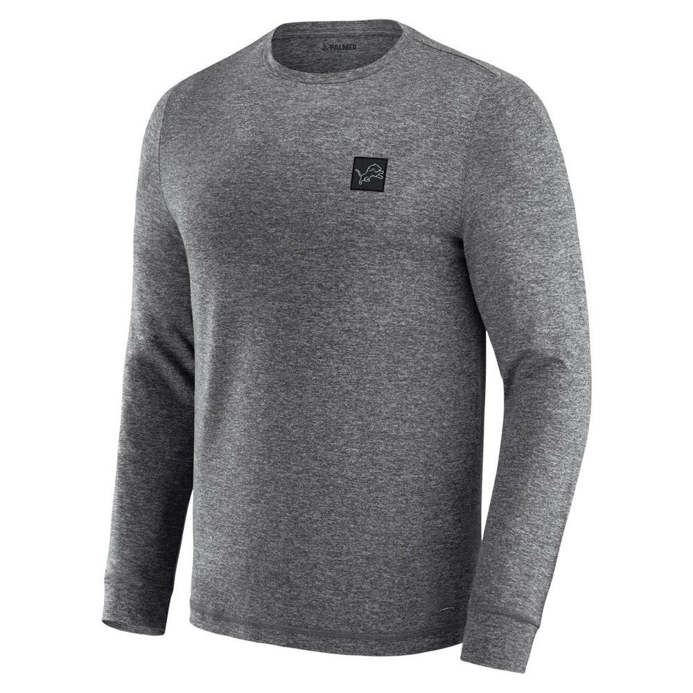 Detroit Lions J. Palmer Four Down Long Sleeve T-Shirt - Heather Black - NFL