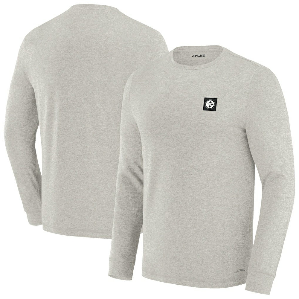 Pittsburgh Steelers J. Palmer Four Down Long Sleeve T-Shirt - Gray - NFL