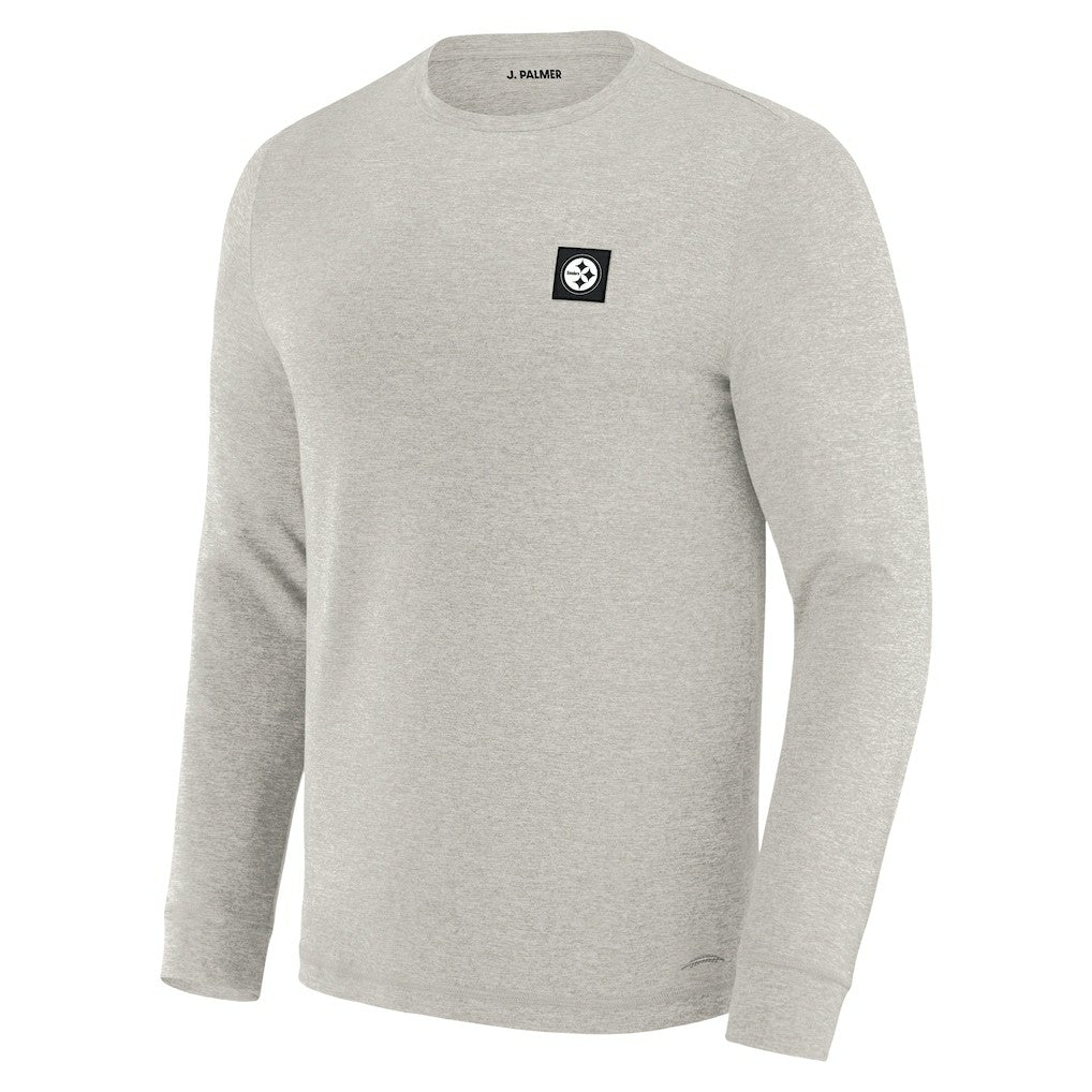 Pittsburgh Steelers J. Palmer Four Down Long Sleeve T-Shirt - Gray - NFL