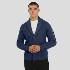 New England Patriots J. Palmer The Playmaker Cardigan Raglan Sweater - Navy - NFL