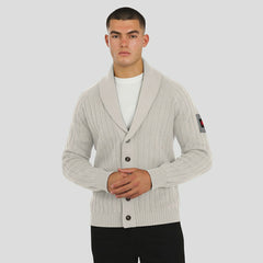 Kansas City Chiefs J. Palmer The Playmaker Cardigan Raglan Sweater - Gray - NFL