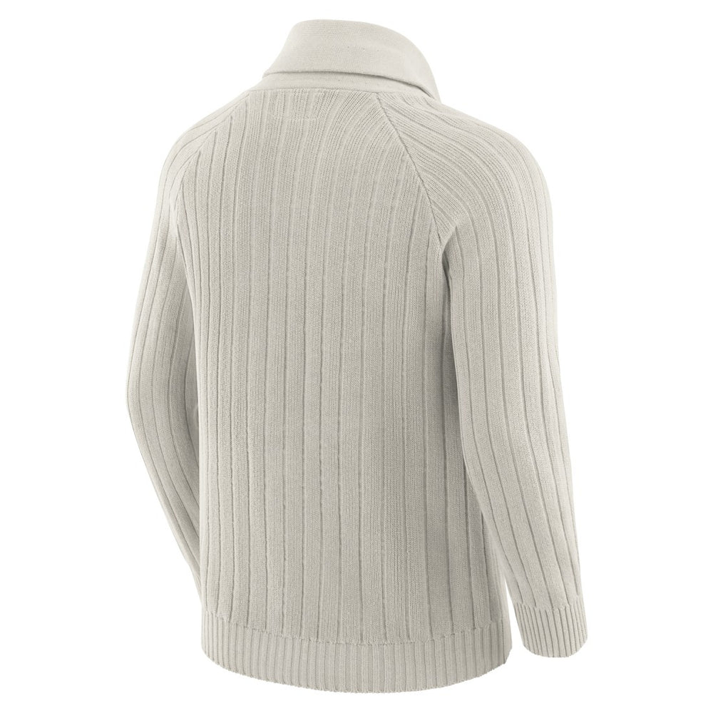 New York Jets J. Palmer The Playmaker Cardigan Raglan Sweater - Gray - NFL